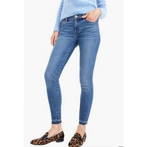 J.Crew Toothpick Jean with Let-Down Hem